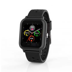 Smartwatch mit 1,4-Zoll-LCD-Bildschirm, Benachrichtigungsanzeige und Herzfrequenzerkennung IP68 ND9536 Nedis