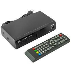 Decodificador digital terrestre HDMI/SCART/USB/LAN DVB T3 FULL HD 1080p H.265 WB2292 