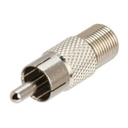 Male RCA adapter - F female with Teflon insulation Q824 