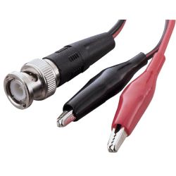 Cable para instrumentación BNC-Pinzas de cocodrilo E1018 
