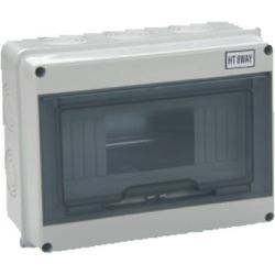Wall Switchboard 8 modules with transparent door - small EL170 FATO