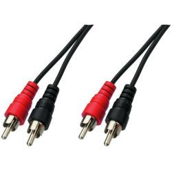 Blister - 2x RCA male stereo cable - 2x RCA male - 5 meters SP191 