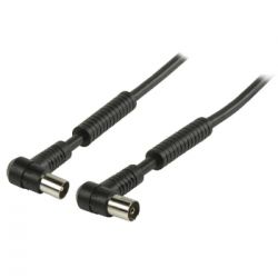 Câble coaxial 120 dB à angle coaxial mâle - Coax femelle (IEC) 10.0 m Noir ND9105 Valueline