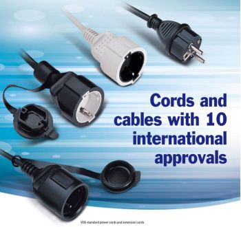 Cavi e cordoni con 10 certificazioni internazionali