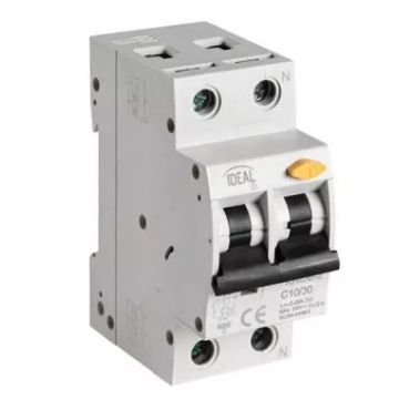 Interruttore magnetotermico differenziale 6kA 2P KRO6 C10 Kanlux 5905339232151 23215 KR06-2/C10/30 KA1106