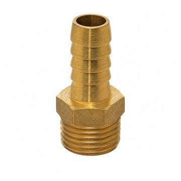 Raccordo portagomma metano M 1/2 x 14 in ottone diritto 76GM / 54058 8007601201418 U838