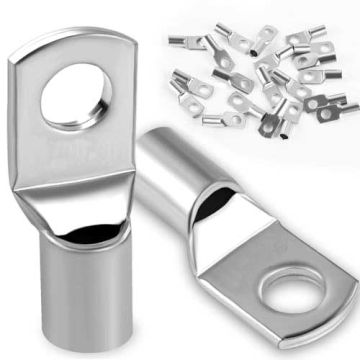 Capicorda ad occhiello SC10-8 10 mm² foro M8 in rame non isolato confezione 50 pezzi 8055598010513 Q984