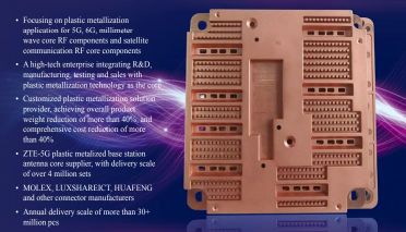 Leader nelle soluzioni di metallizzazione di nuovi materiali, con servizi OEM su misura