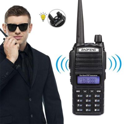 Ricetrasmittente portatile dual band VHF/UHF 5W bidirezionale UV-82 Baofeng