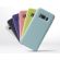 Coque arrière souple en silicone pour smartphones Samsung S8 - Différentes couleurs MOB340 