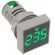 Digital square panel voltmeter - green EL930 FATO