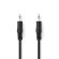 Stereo Audio Cable | 3.5 mm male - 3.5 mm male | 5.0 m | Black ND110 Nedis