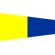 Brosse de signalisation nautique "5" Pentafive 340x100cm de long FLAG230 