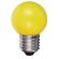 Ping Ball Birne 0.5W E27 gelb Duralamp N228 Duralamp