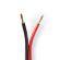 Loudspeaker Cable 2x 2.50 mm2 15m Roll-up Black / Red ND2755 Nedis