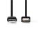 Cable USB 2.0 | Un hombre - USB Una mujer | 2,0 m | negro ND2475 Nedis