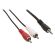 Stereo Audio Cable 3.5 mm Male - 2x RCA Male 10.0 m Black ND9010 Valueline