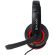 Cuffie gaming con microfono Tucci X5 - Nero e rosso MOB1106 