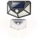 Rechargeable solar lamp with PIR / Twilight sensor 7W IP65 100 LED WB317 
