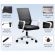 Chaise de bureau ergonomique noire 2011-2W 