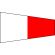 Triangular Flag Nautical Signaling Interrogative 340x100x30cm A9226 