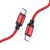 USB type C charging and synchronization cable 1m 5A red JA034 F2040 Jokade