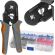 Crimping pliers for crimp terminals 0.25-10 mm2 - kit 500 pcs WB761 