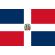 Drapeau national République dominicaine 200x400cm FLAG100 