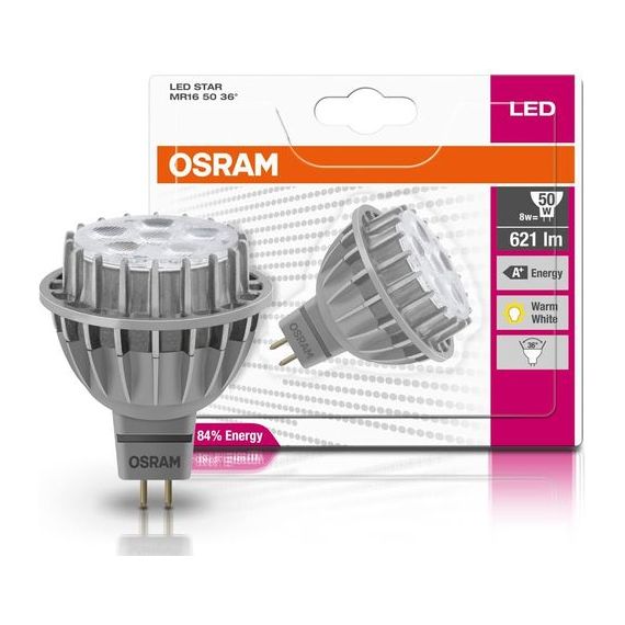 Lampadina 8W GU5.3 luce calda 621 lumen Osram N030 Osram
