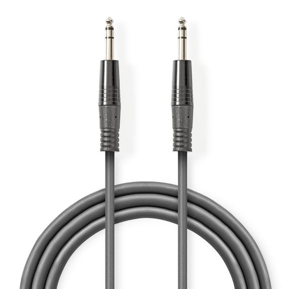 Symmetrisches Audiokabel 6,35-mm-Stecker auf 6,35-mm-Stecker, 1,5 m ND4906 Nedis