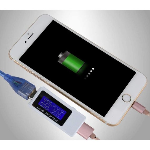 Tester USB misuratore di corrente KWS-1705A Keweisi WB342 