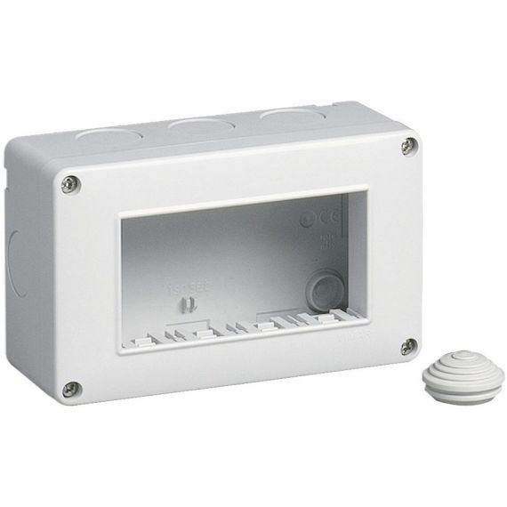 Vimar compatible white 4-module box EL2180 
