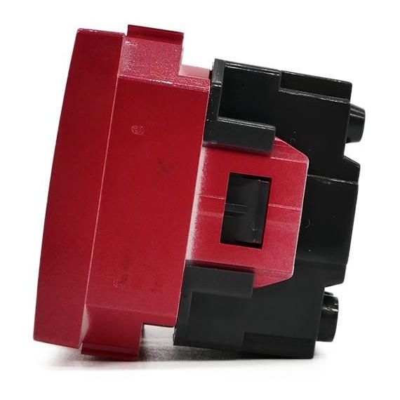 Presa schuko per segnalzione linea dedicata/emergenza rosso compatibile Vimar Plana EL2404 