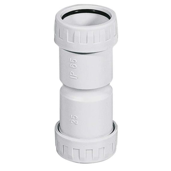 Wasserdichte Kupplung für starres Rohr IP65  25 mm ECMS25 EL2454 FAEG