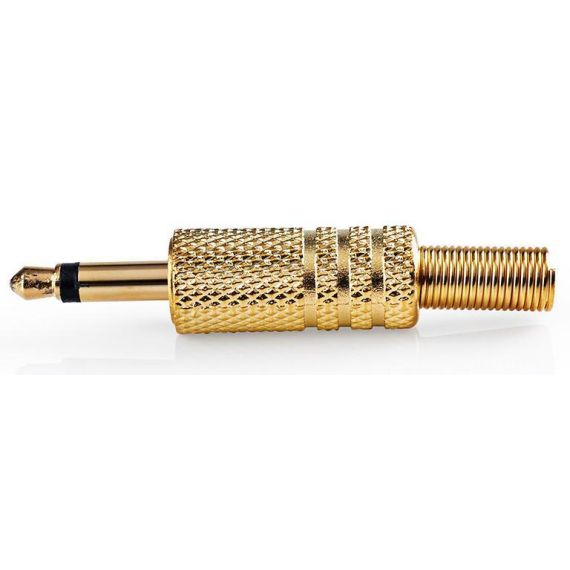 Connettore Jack Mono Maschio da 3,5mm confezione da 25 pezzi oro ND2297 Nedis