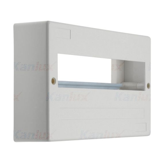 Quadro elettrico di distribuzione serie DB 400V 63Amax IP30 12 moduli Kanlux KA2012 Kanlux