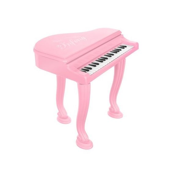 Tastiera elettronica rosa per bambini con microfono e ingresso AUX 3.5mm per telefono K712 