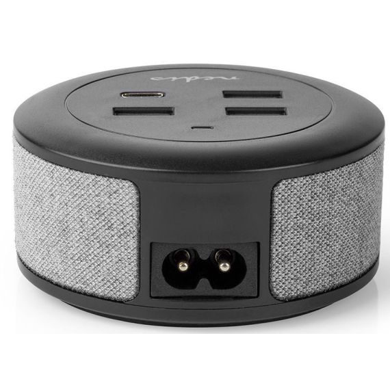 Caricabatterie da muro/scrivania ricarica rapida USB-C™/3xUSB-A 30W 1x3A/3x2.1A ND1261 Nedis
