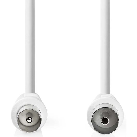 Cavo coassiale 90dB | IEC (coassiale) maschio - IEC (coassiale) femmina | 3.0 m | Bianco ND1135  Nedis