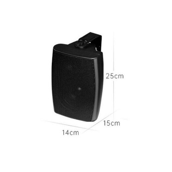 Altavoz de pared negro 4" 20W 8 Ohm HY-311 V2014 