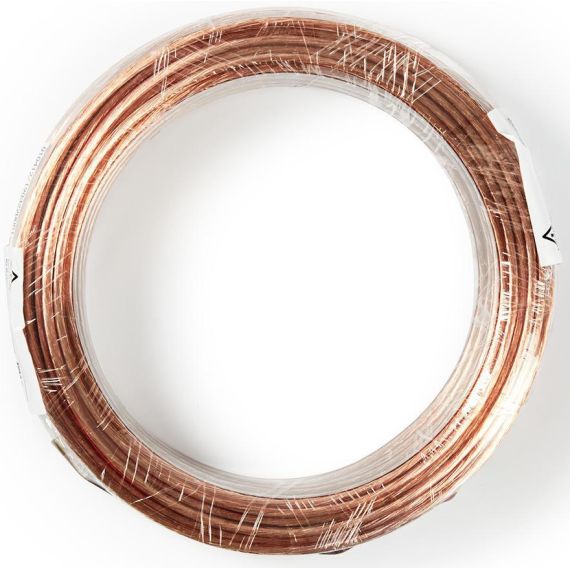 Cavo per Altoparlante 2x 1,50 mm2 15m Avvolgibile Bianco ND2810 Nedis