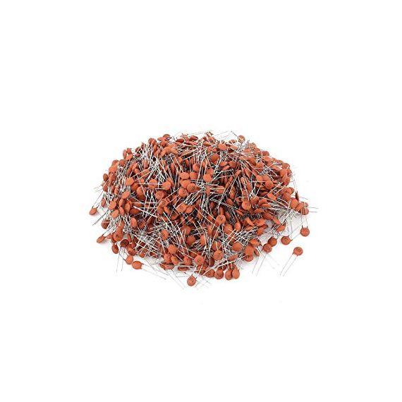 Condensatore ceramico a disco 680pF 50V - confezione 25 pezzi NOS101226 