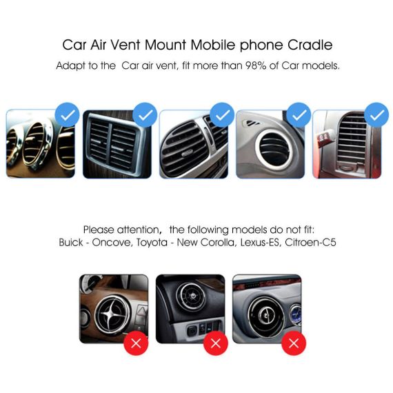 Supporto smartphone universale per auto - vari colori MOB735 