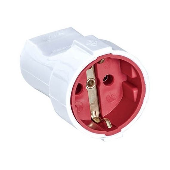 White schuko socket IP20 16A 250V Vito EL1499 Vito