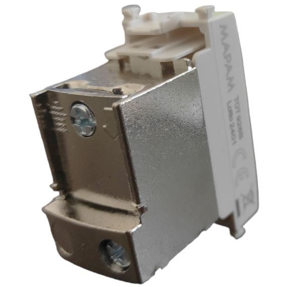 Presa TV SAT derivata bianca compatibile Vimar Arké EL234 