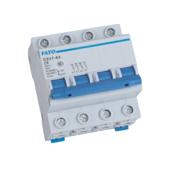 Interruttore magnetotermico 4P - C6 EL780 FATO