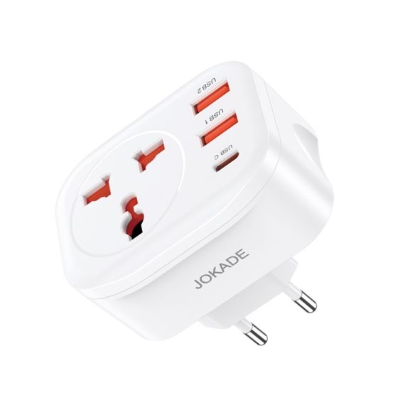 Adattatore da viaggio con prese USB 3.4A F4090 Jokade