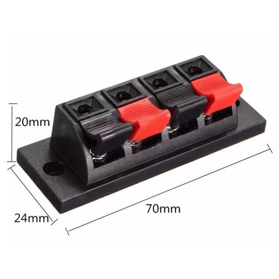 Speaker terminal clamps 4-pole E5020 