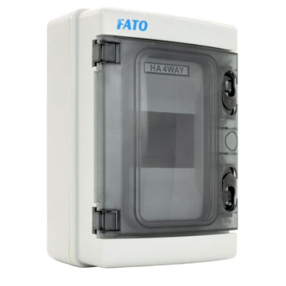 Centralino da Parete 4 moduli con porta trasparente EL190 FATO