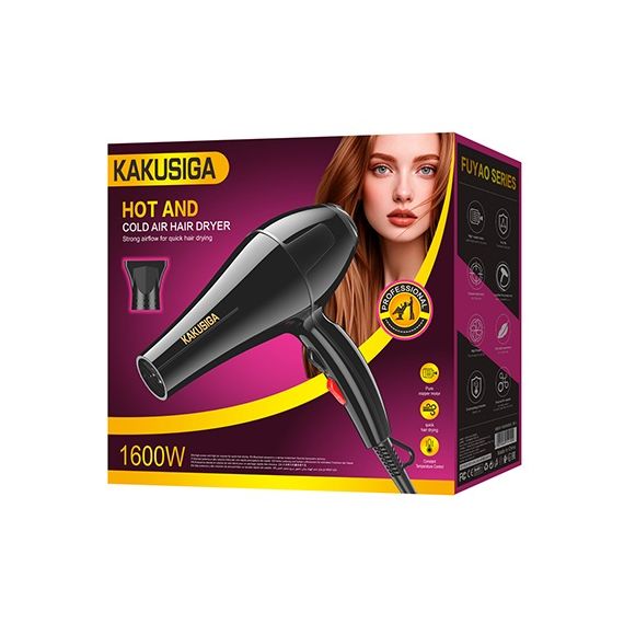 Asciugacapelli professionale 1600W KSC-1708 F4450 Kakusiga